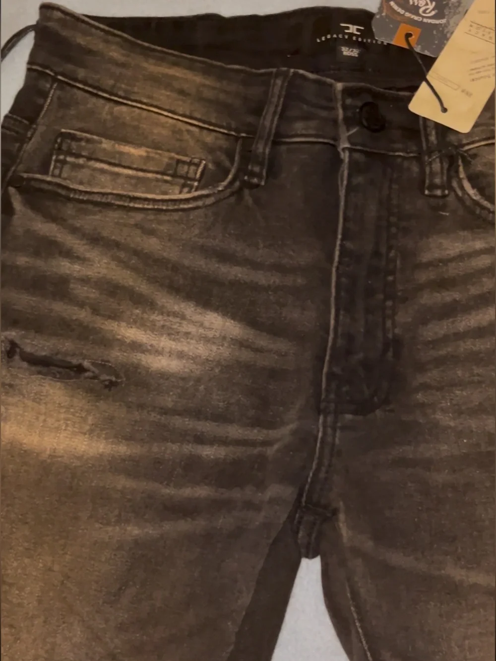 Jordan Craig NWT Men's Copper Black Jeans with Fade